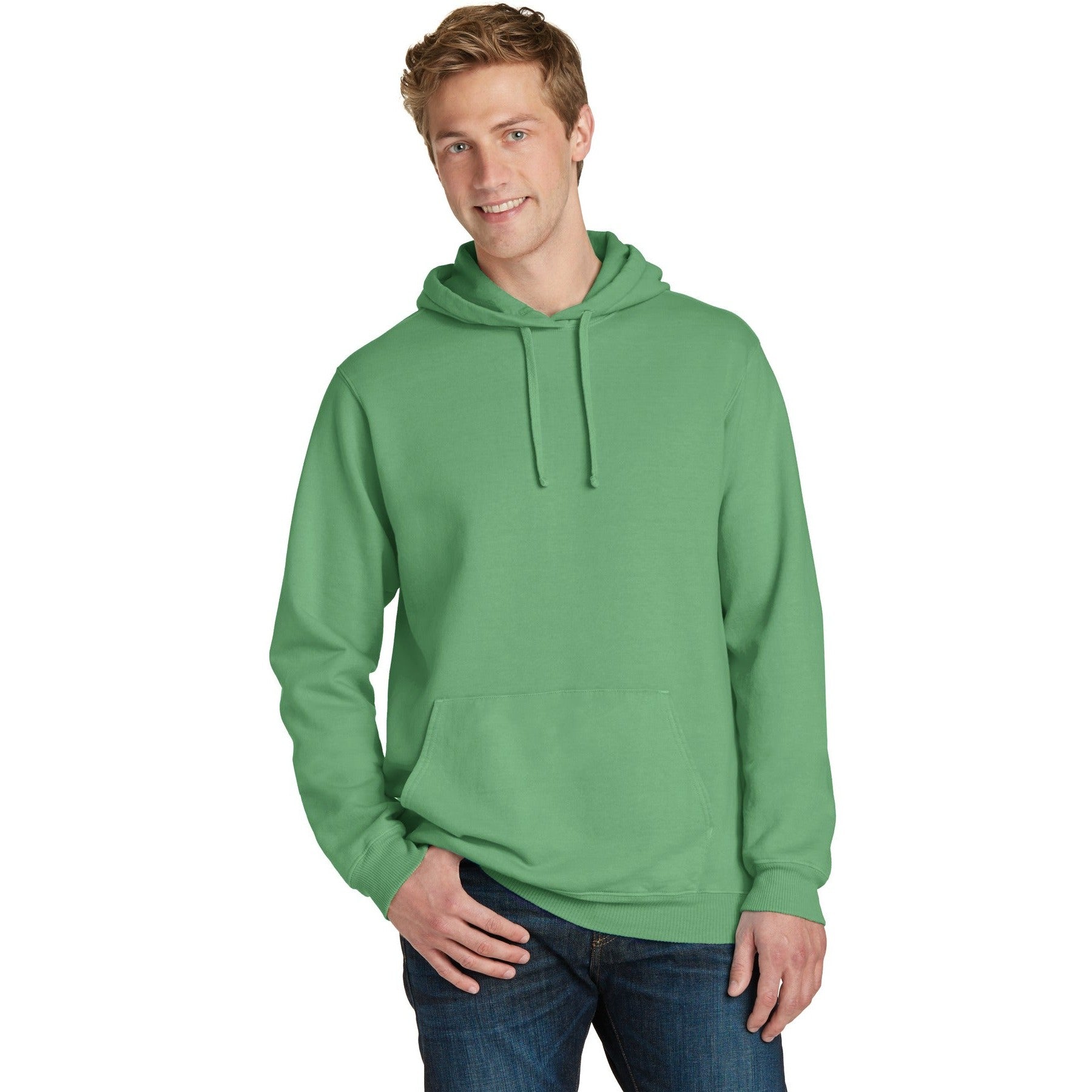 Port & Company-Port & Company® Beach Wash® Garment-Dyed Pullover Hooded Sweatshirt. PC098H-MedTech-13